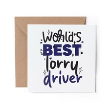 1 x World's Best Lorry Driver
