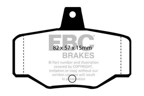 Ebc ultimax rear - rear, brake