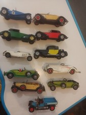 Die-cast Vintage Job Lot Of 11 Beautiful Spots Cars. Nice Condition.  See Photo.
