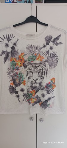 Tiger tshirt size white - tu, 16