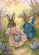 Cute Easter Card Egg Hunt