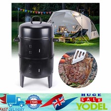 Charcoal BBQ Meat Grill Smoker