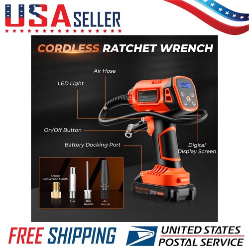 Handheld 160psi tire inflator - tire,