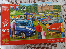 500 CORNER PIECE JIGSAW- VINTAGE CAR FAIR