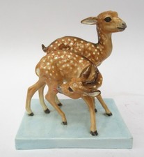 EARLY ROYAL WORCESTER, FAWNS