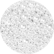 10-1000Pcs White ABS Imitation