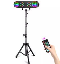 Partyvibe 2 PAR-T Bar LED Party Bar and Stand Kit DJ Gig Lighting RGB Disco