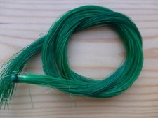 1 HANK OF REAL HORSE HAIR, GREEN, FOR VIOLIN BOW OR OTHER USE , UK SELLER!!!
