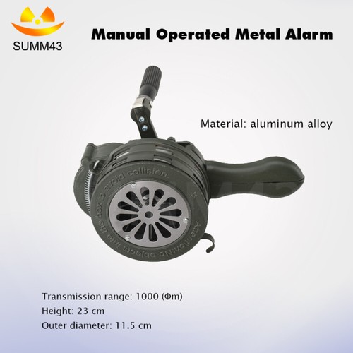 Hand crank siren horn manual - hand,