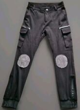 Hugo Boss Trousers Womens W28 L26 Black Stretch Workwear Knee Pads Y2K Utility