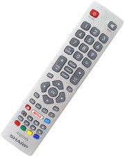 Genuine SHW/RMC/0115 Sharp Aquos TV Remote Control for Smart 4K Ultra HD LED