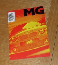 MG Price List 2001 - ZR + 160