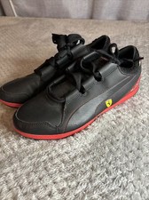 Puma Ferrari Scuderia Black Red Trainers Uk 6 EUR 39