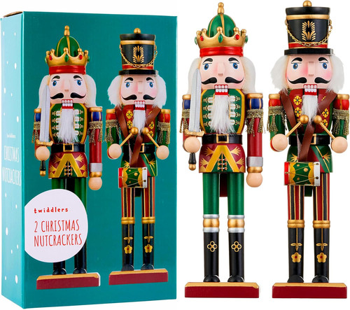 2pc 30cm wooden - 2pc, nutcracker