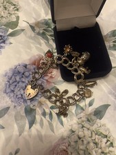 Vintage Charm Bracelet Silver