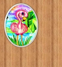 DIGITAL ART | Pink Flamingo