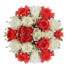 18 Heads Silk Rose Artificial