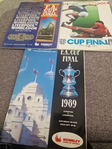 Cup final programmes - 3,