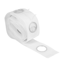 5M Eyelet Curtain Tape 40 Rings Accessories Sewing Silver Curtains Blinds  B2O8