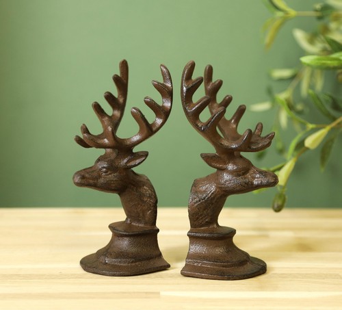 Cast iron stag - head, deer