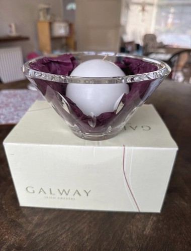 Bnwt galway crystal candle - bnwt,