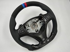 BMW M3 E82 E88 E90 E92 E93 M Steering Wheel CARBON FLAT BOTTOM PADDLE SHIFTERS 