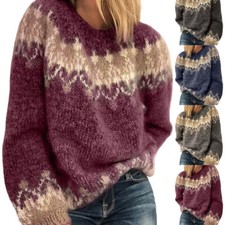 Women Jumper Tops Winter Warm