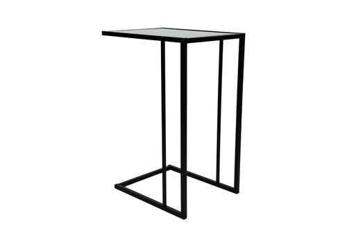 Shaped sofa side end table - sofa,