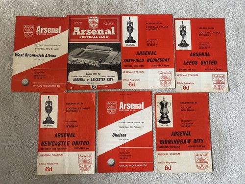 Arsenal football programmes - arsenal,