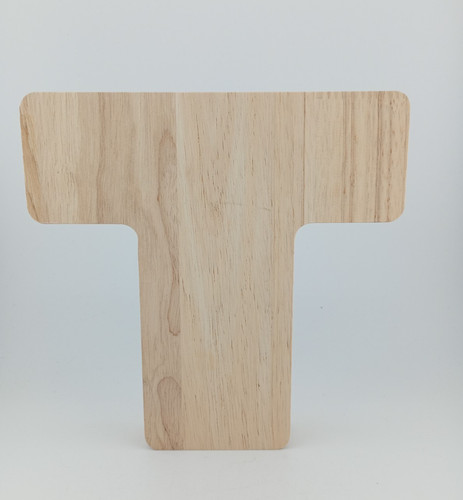 Wooden letter standing - wooden,