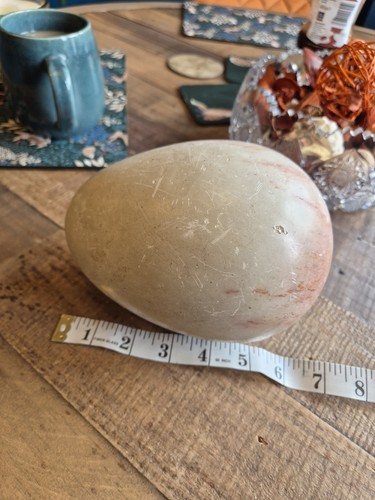 Decorative stone egg - stone,