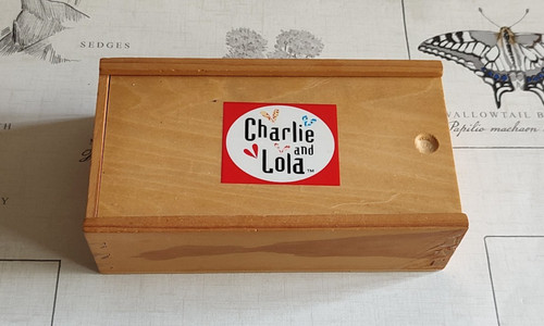 Charlie and lola wooden - wooden, pencil