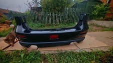 mitsubishi lancer ralliart sportback rear bumper black 
