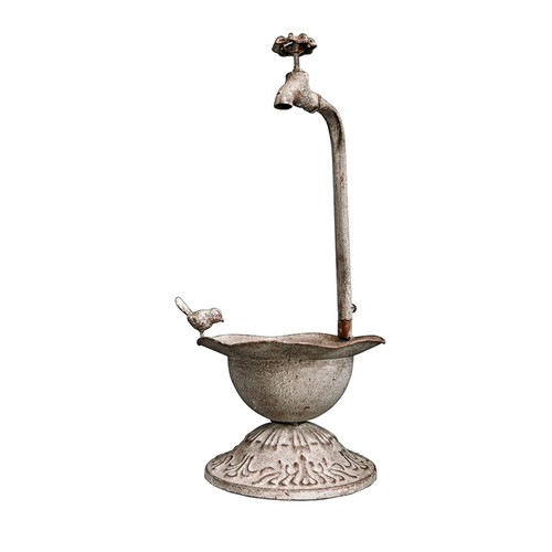 Flower vessel with faucet - with,
