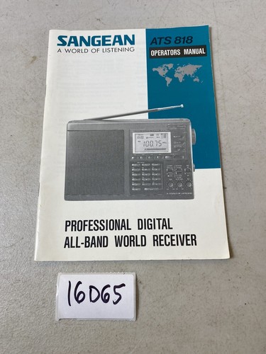 Sangean ats 818 all - sangean, world