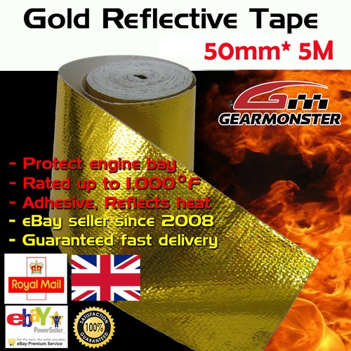 Gold foil heat insulating tape - gold,