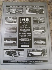 IVOR BLEANEY NEW FOREST CAR