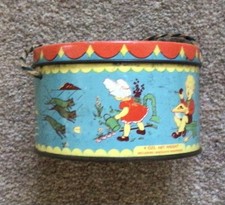 Vintage Tin  Full Of Old