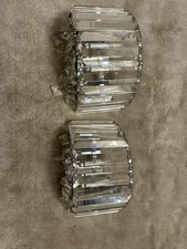 Laura Ashley Vienna Crystal And Chrome Wall Lights ( One Pair)