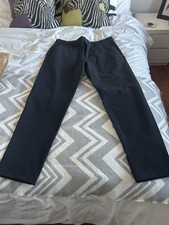 Zara Men's Navy Blue Short-Leg