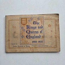 Complete 1935 Player's Cigarette Card Album: Kings and Queens of England