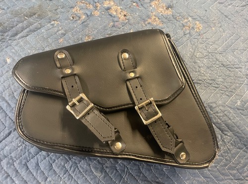 Used faux leather sidebag - faux,