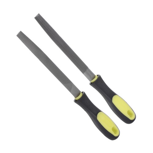 2pcs metal half round file - file, 6"