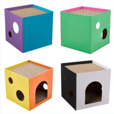 Colorful Cube Cat Cave House