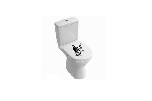 Toilet butterfly vinyl - butterfly ,