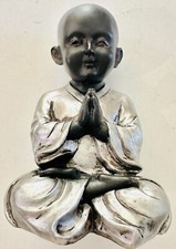 Praying Buddha Silver Statue 7