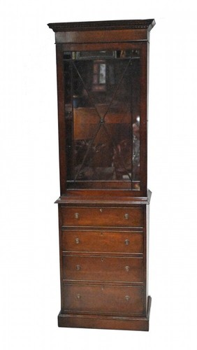 Georgian bookcase display - georgian,
