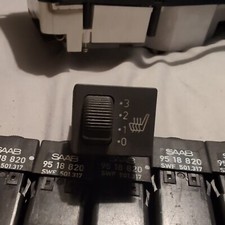 SAAB 900 9000 HEATED SEAT SWITCH 9518820 