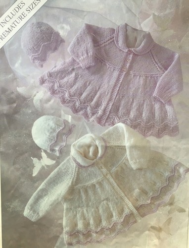 Baby knitting pattern - baby, matinee