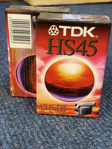 Tdk hs45 vhs - hs45, vhs-c